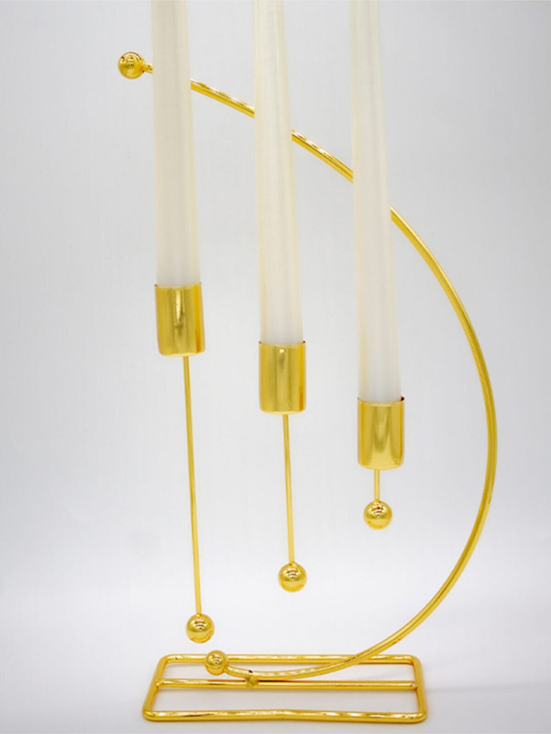 Melodious Harp Candleholders