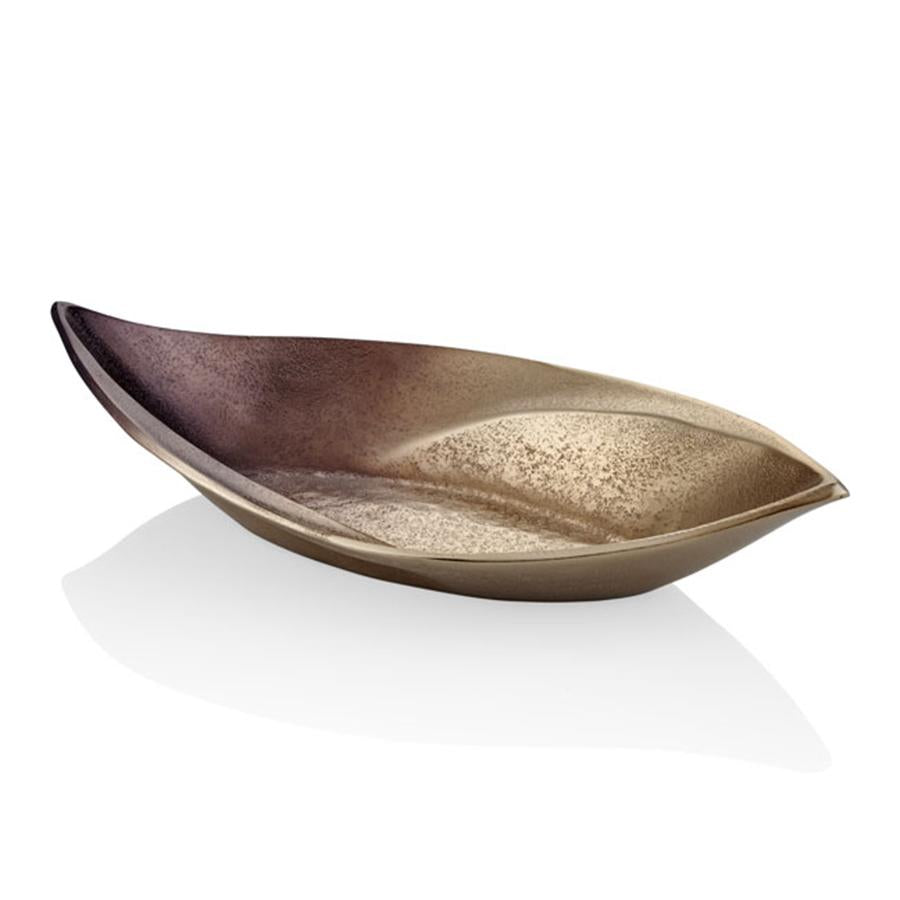 Bronze Golden Boat Plate - Selective home decor
