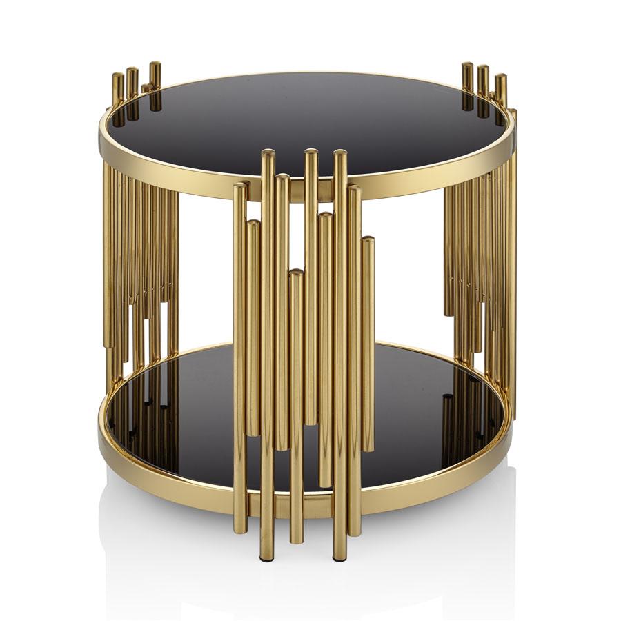 Golden Opera G Titanium Side Table - Selective home decor