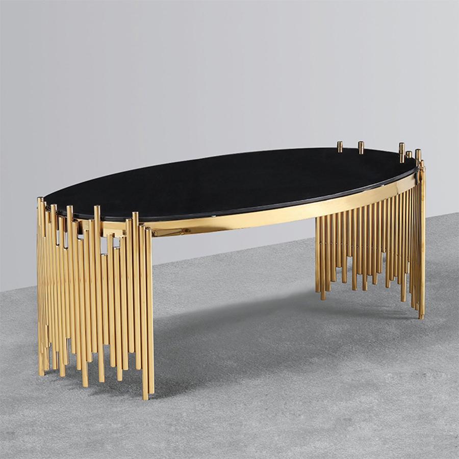Golden Plöcido Domingo Center Table - Selective home decor