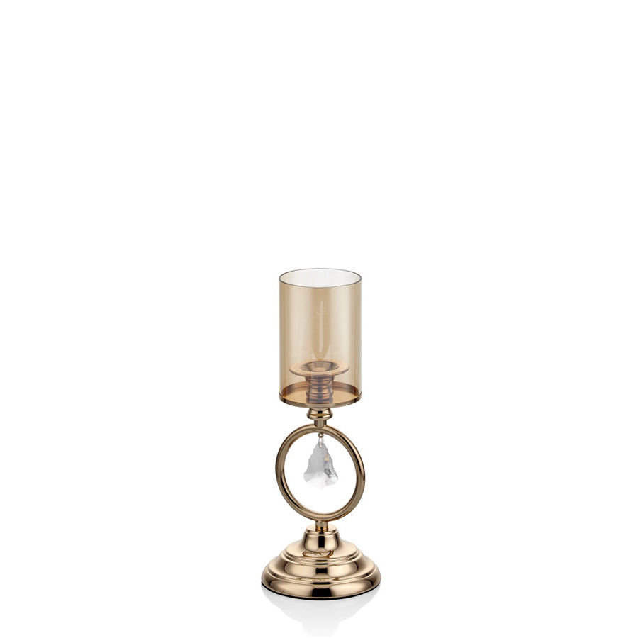 1 Ring Golden Candle Holder - Selective home decor