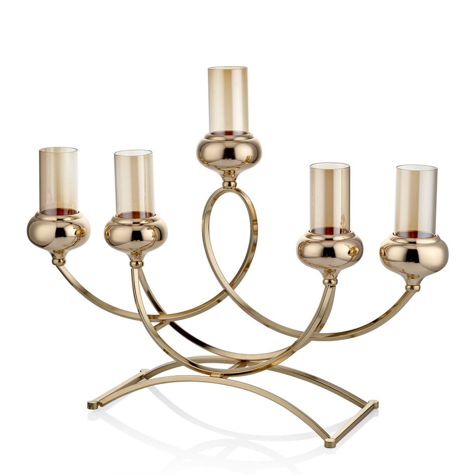 Octavia Golden Candle Holders - Selective home decor