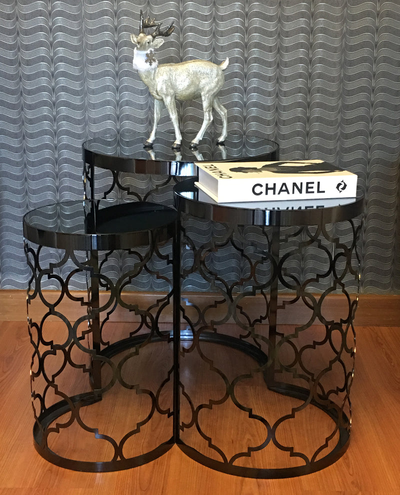 Nesting Silver Coffee Table