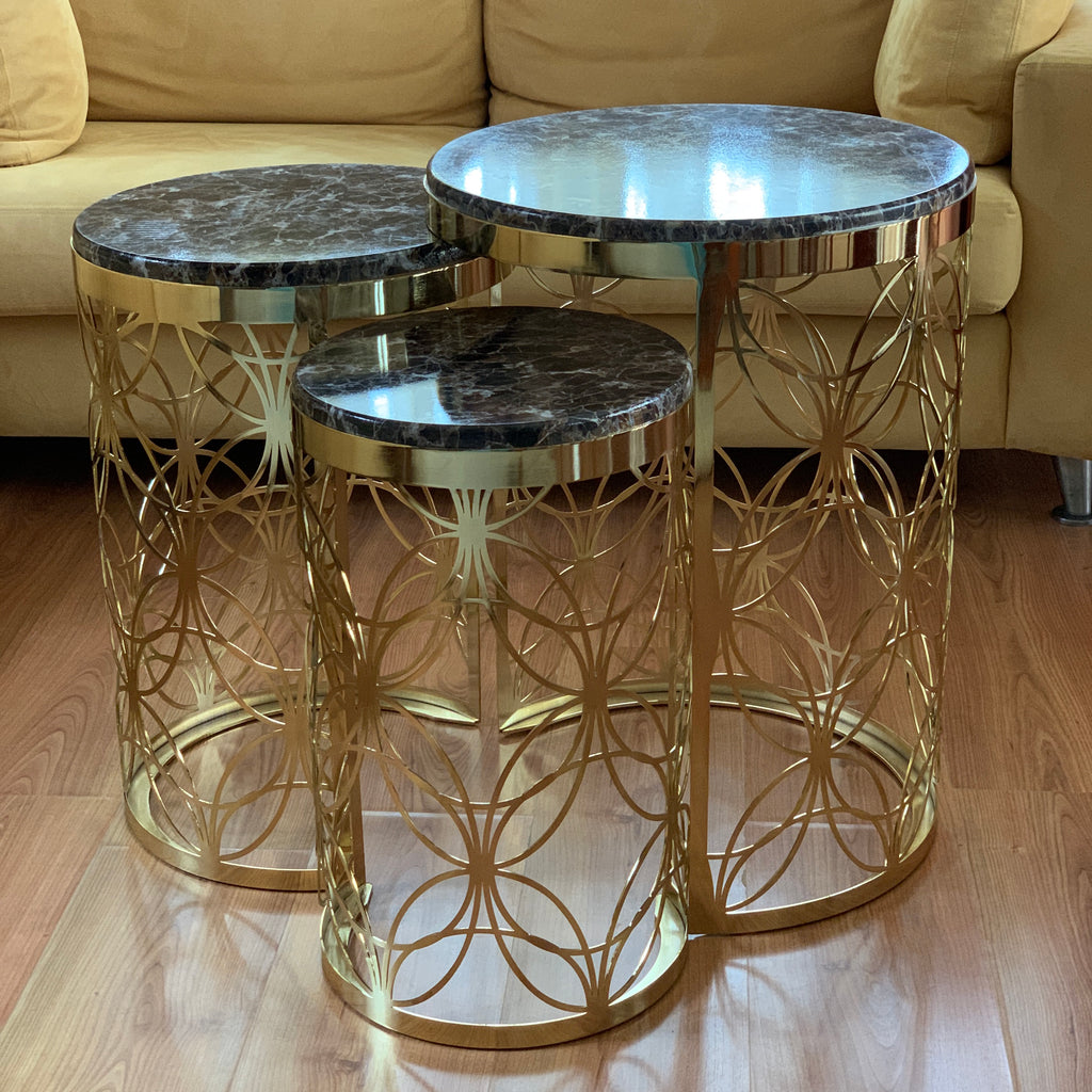Luxury Butterfly Design Gold Coffee Table - Selective home decor