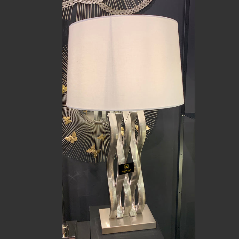Kalypso Silver Table Lamp
