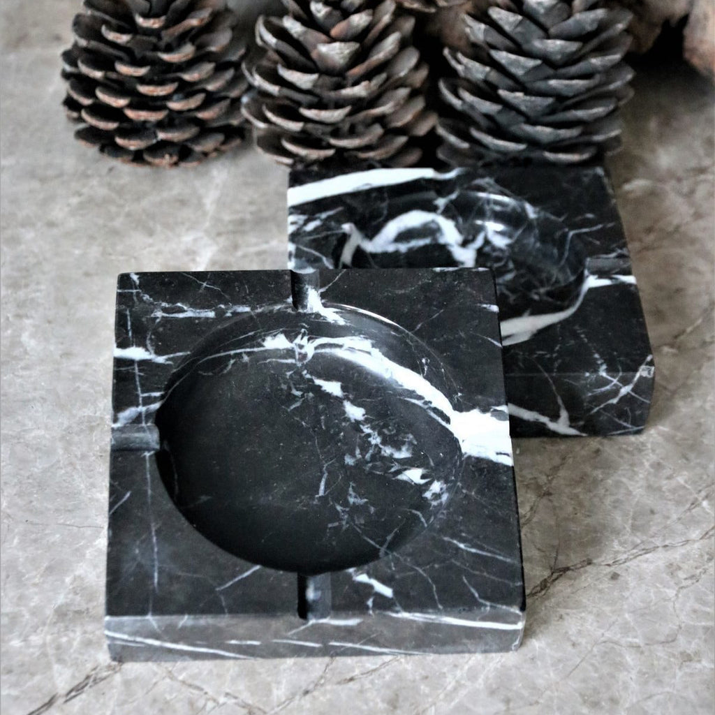 Alexander Black Marble Ashtray 2