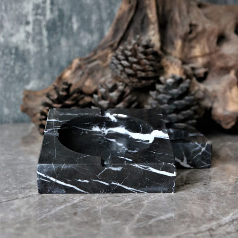 Alexander Black Marble Ashtray 2