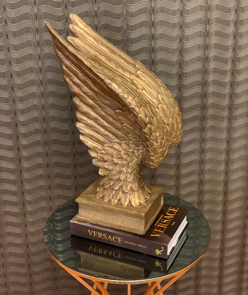 The Golden Wings Sculpture - Selective home decor