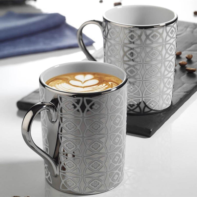 Royal Platinum Mia Mugs, Set of 2