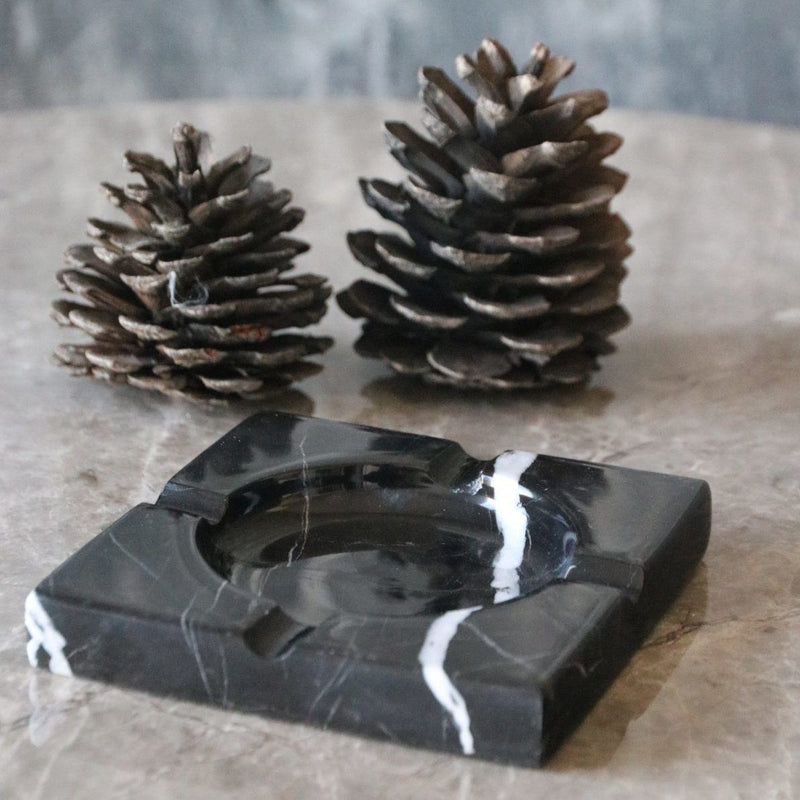 Alexander Fa Black Marble Ashtray