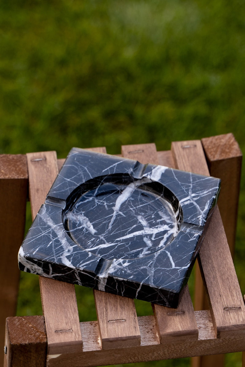 Alexander Do Black Marble Ashtray