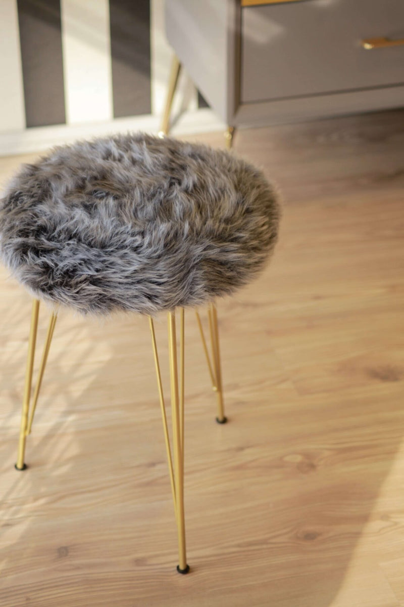 Milano Grey Pouf