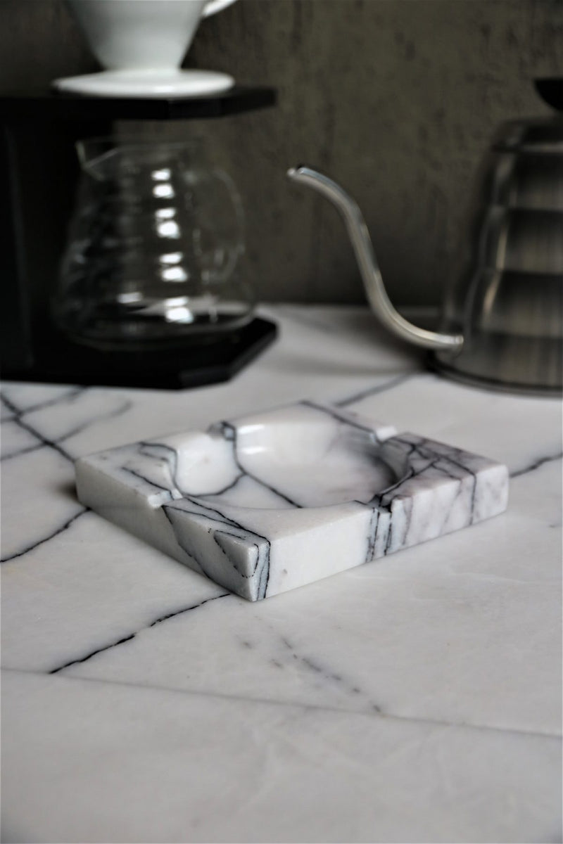 Alexander White Marble Ashtray