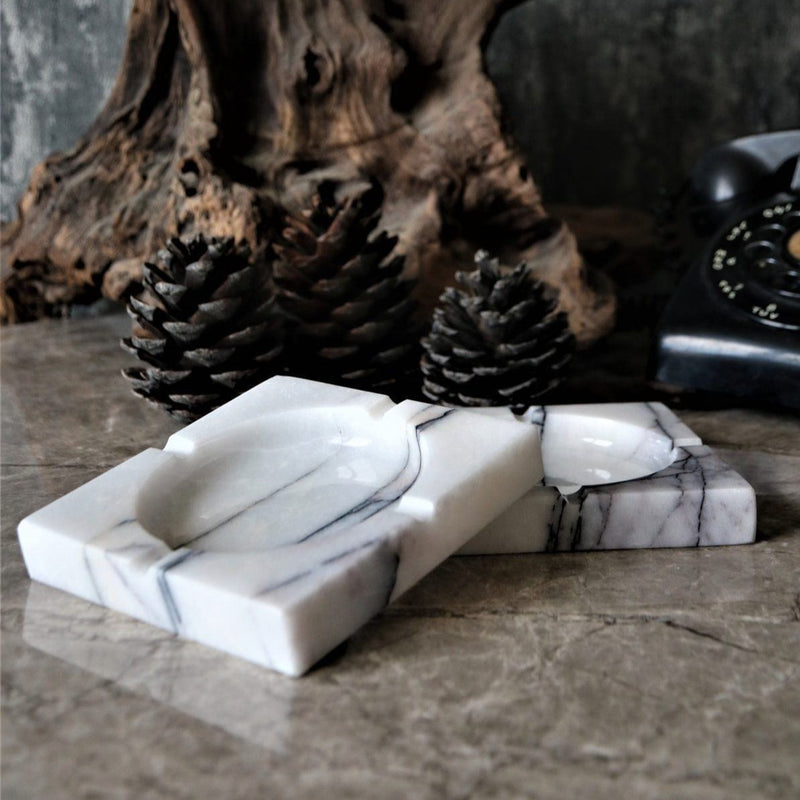 Alexander White Marble Ashtray