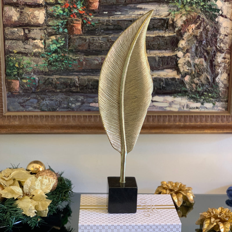 Golden Decorative Leaf